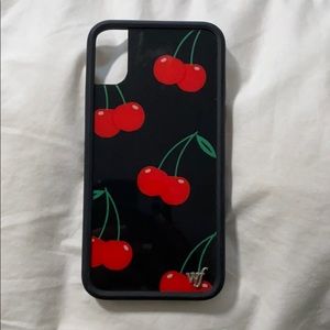 I phone X wildflower cherry case